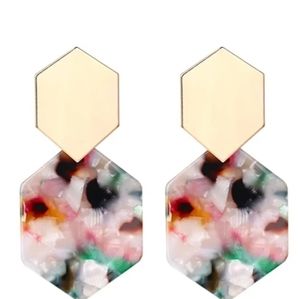 Geometric Drop Earrings